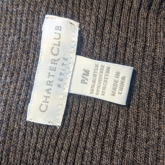 *3/$10* Charter Club Sweater Size Petite Medium - Picture 3 of 3